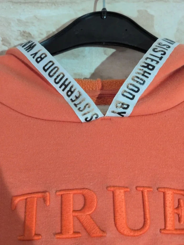 Sweat à capuche IKKS – Taille XS – True Orange - photo numéro 3