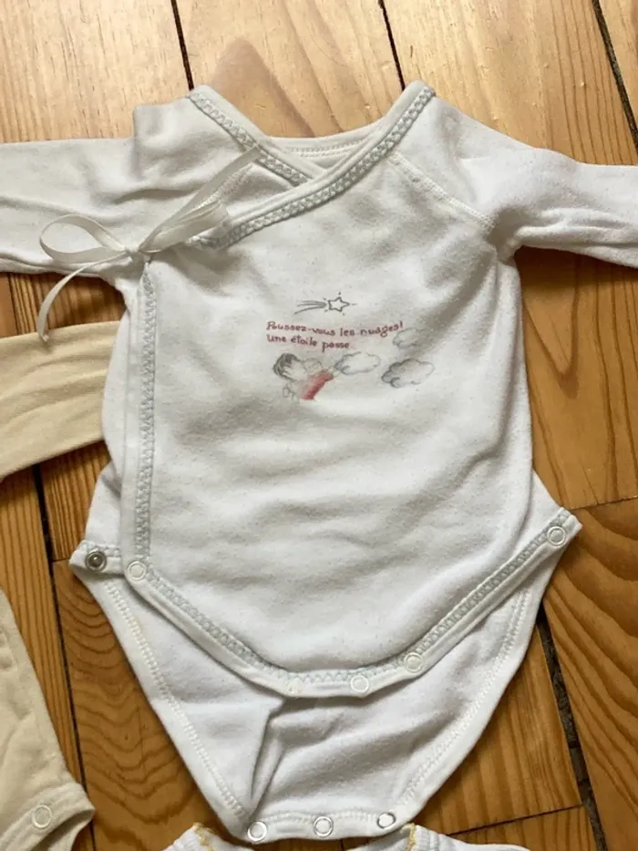 Lot de 3 body 1 mois mixte - photo numéro 2
