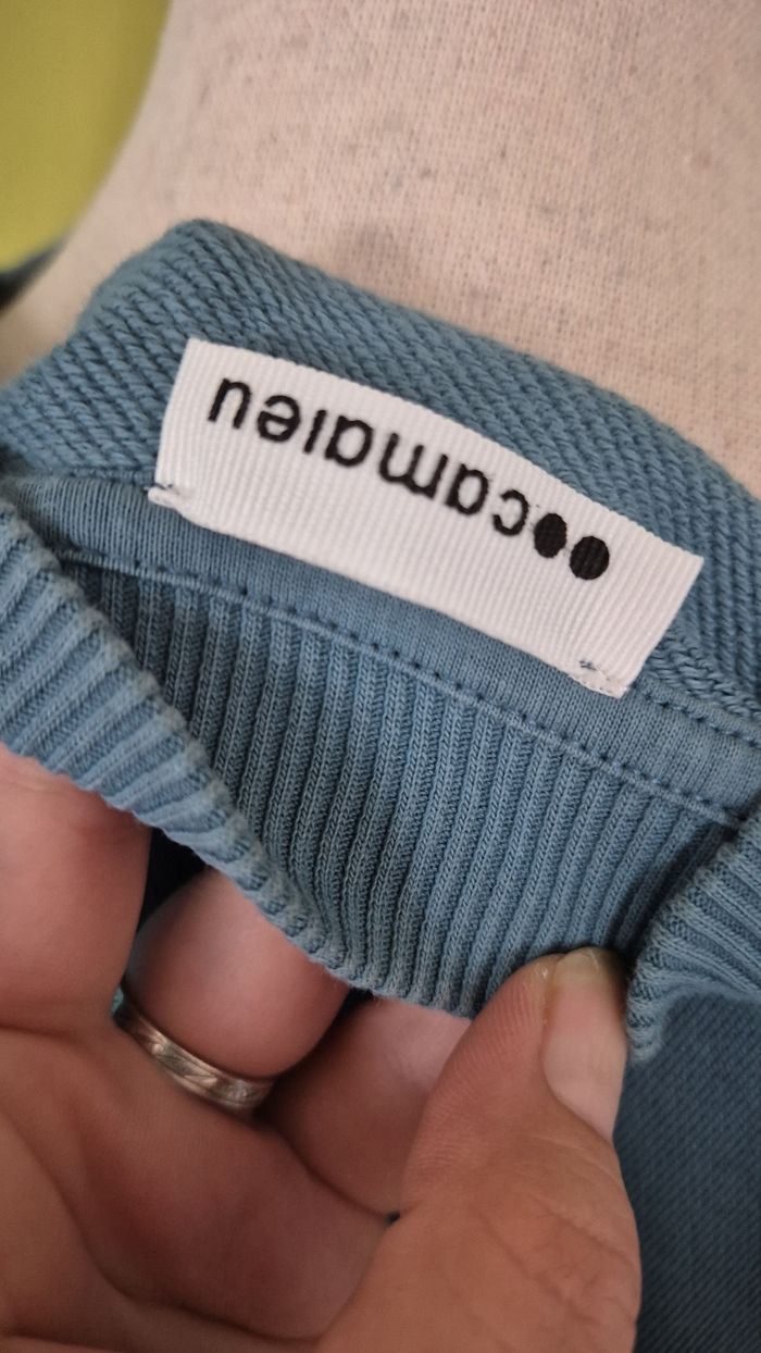 Pull Bleu Camaïeu - Manches Froncées - photo numéro 5