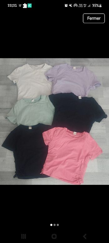 Lots tee shirts.