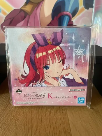 The Quintessential Quintuplets – Canvas Board Nino Nakano Ichiban Kuji Shukufuku no Kadode 11 cm