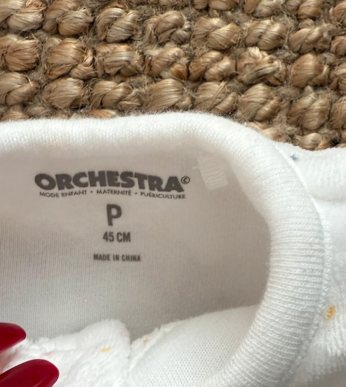 Pyjama velours Orchestra Prema / 45cm - photo numéro 3