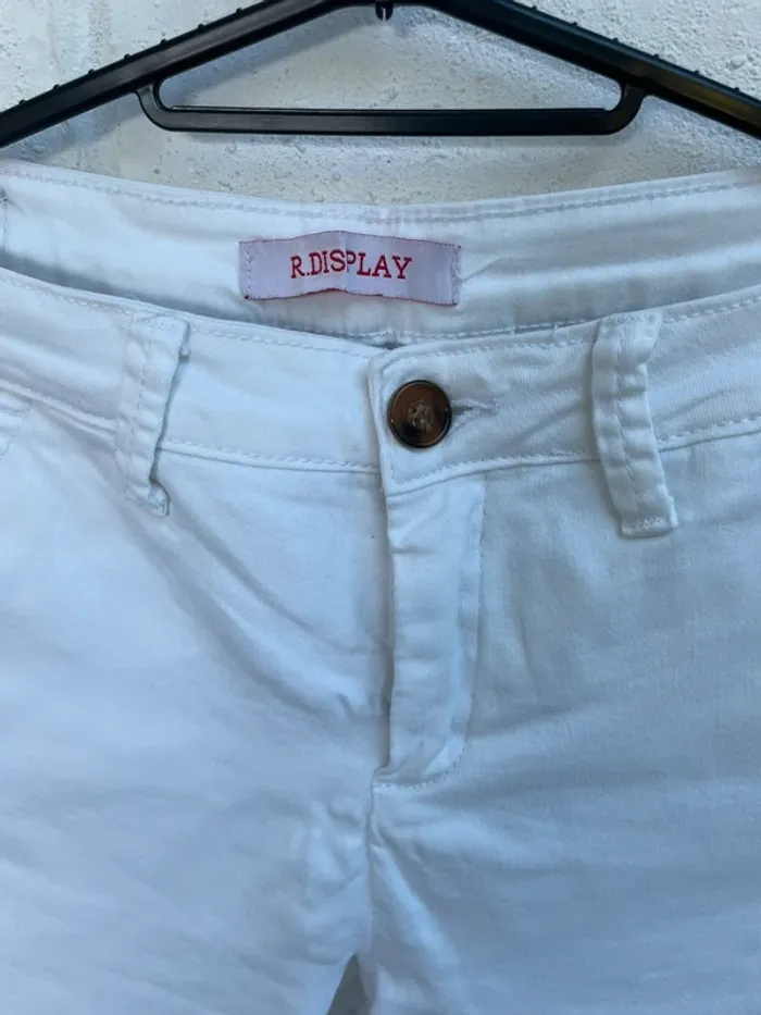 Pantalon blanc R.Display 38 - photo numéro 2
