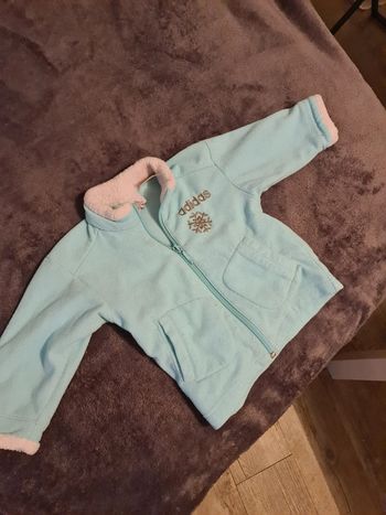 Veste polaire adidas taille 12 mois