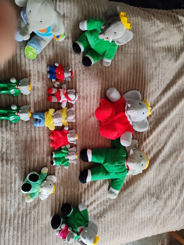 Lot peluche Babar