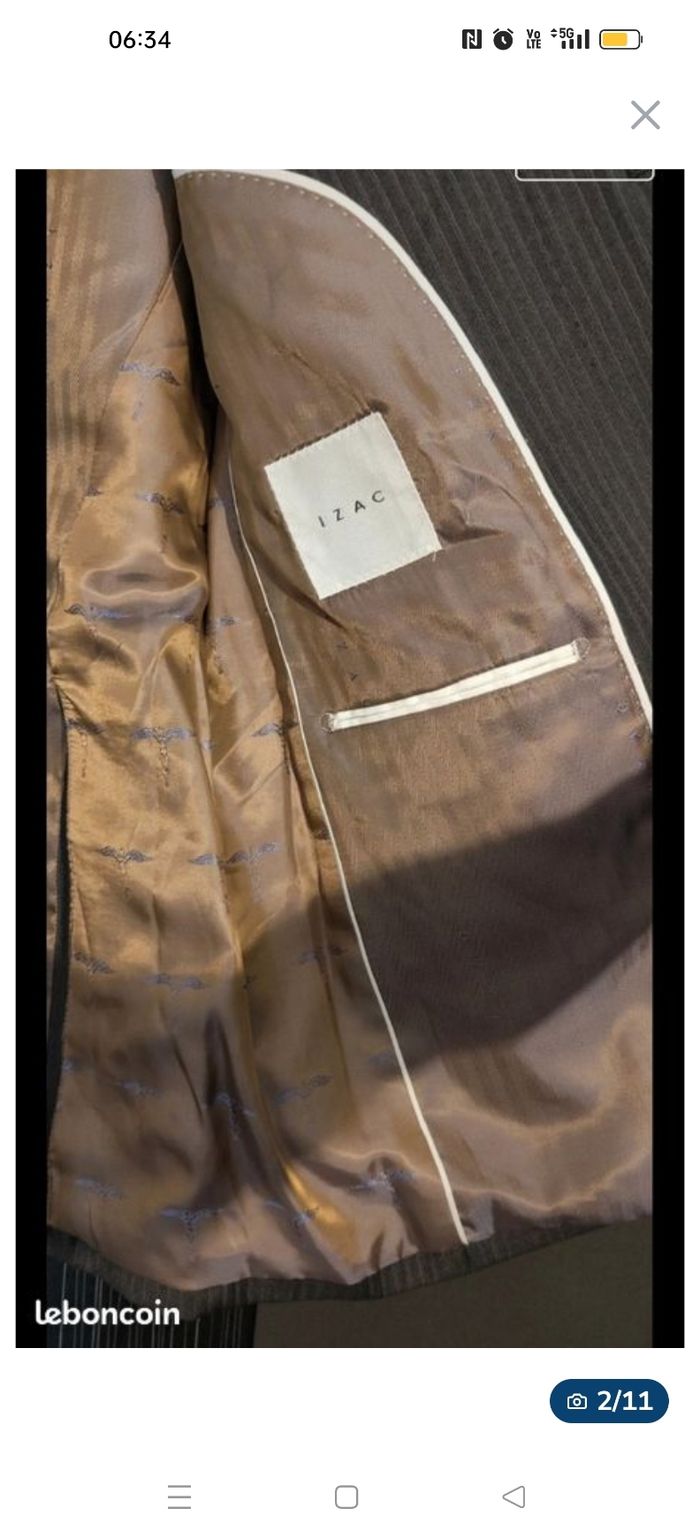 Costume homme izac en 42 - photo numéro 2
