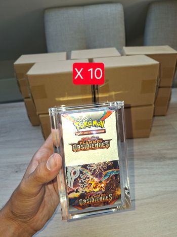 Lot de 10 acryliques premium demi display Pokémon aimantée épaisse 8mm