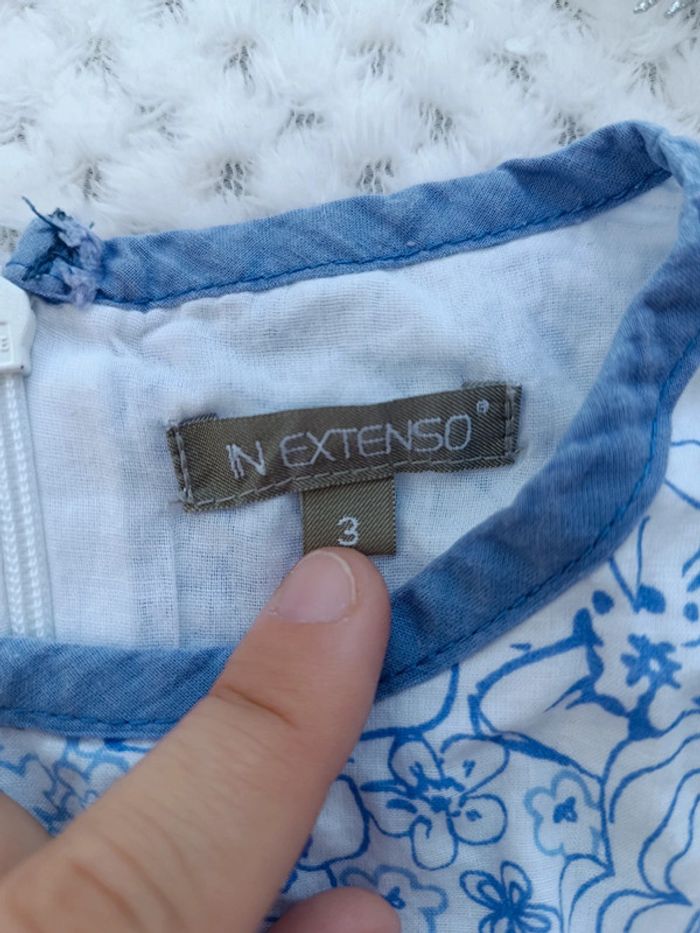 🔸Robe Sans Manches Bleu - In Extenso 3 Ans🔸 - photo numéro 4