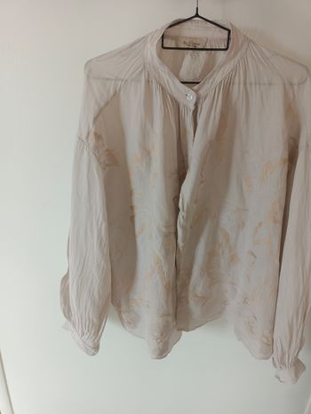 Chemisier femme avec broderie