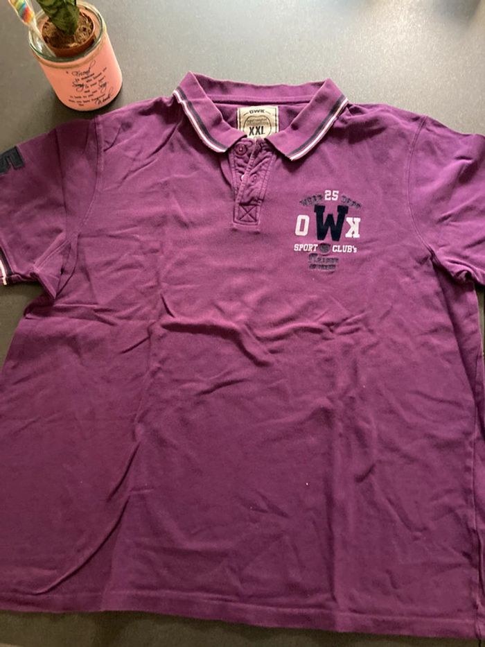 Polo tee shirt vêtement homme taille XXL