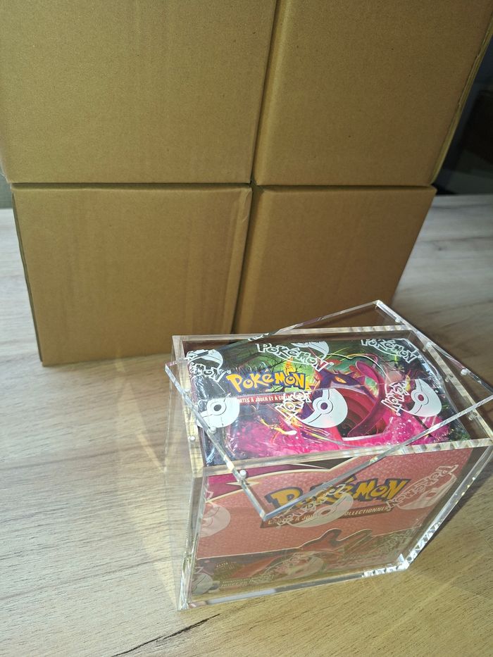 Lot de 4 acryliques display 36 boosters Pokémon aimantée épaisse de qualité premium - photo numéro 5