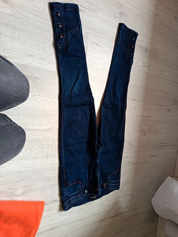 Pantalon jeans pantacourt femme 36 S Morgan tbe - photo numéro 2