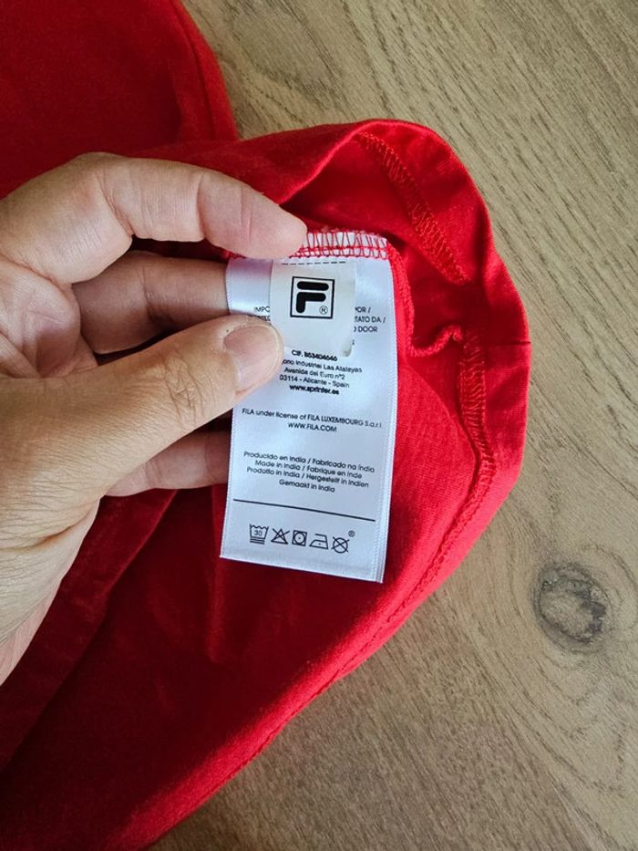 Débardeur fila rouge 12 ans - photo numéro 2