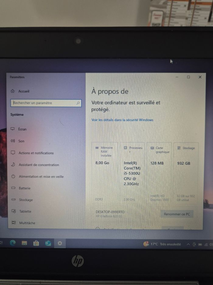 Hp elitebook 820 - photo numéro 2