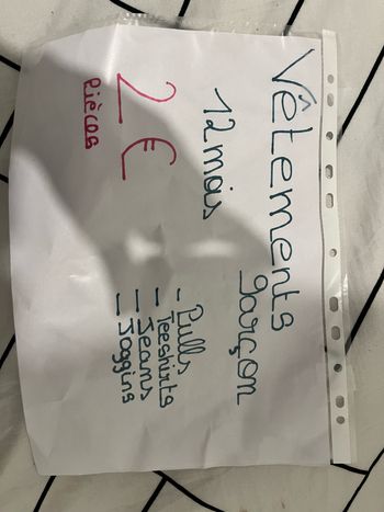 Vêtement garçon