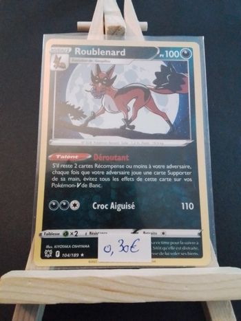 Carte Pokémon Roublenard 104/189
