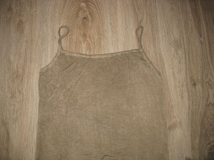 DÉBARDEUR A BRETELLES LONG KAKI - TAILLE S - n°03 - photo numéro 3