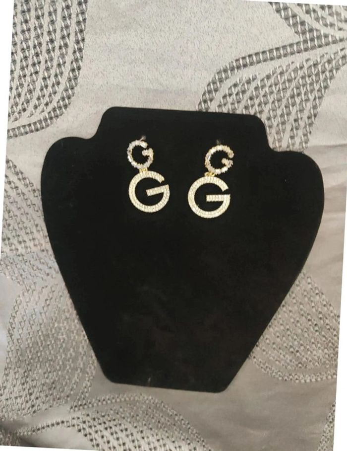 Boucles d'oreilles Double G - photo numéro 2