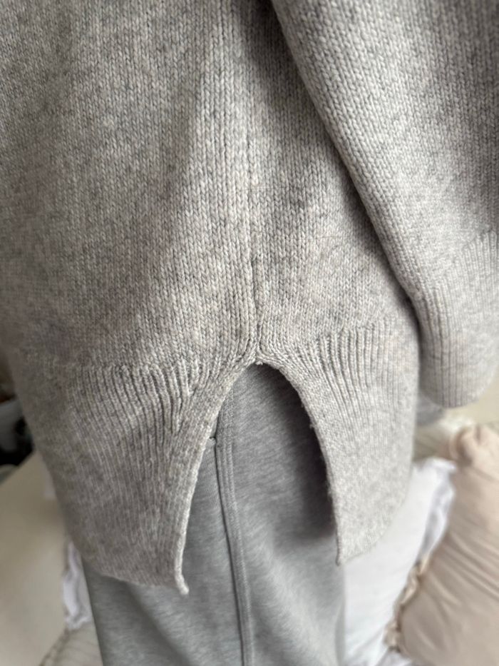 Pull col montant gris - photo numéro 2