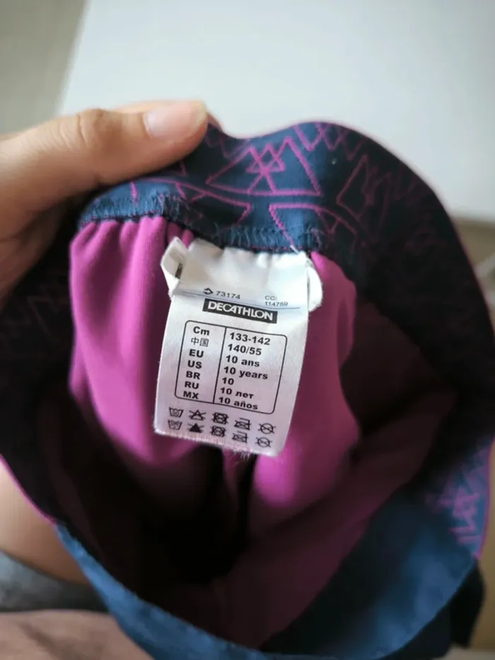 Jupe short quechua 10 ans - photo numéro 4