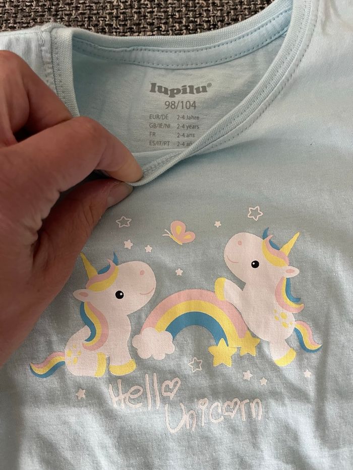 Pyjama été licorne