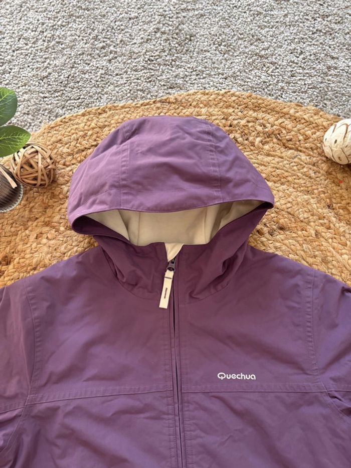 🌺Veste coupe-vent imperméable violet Taille 12ans/146-158cm🌺 - photo numéro 2