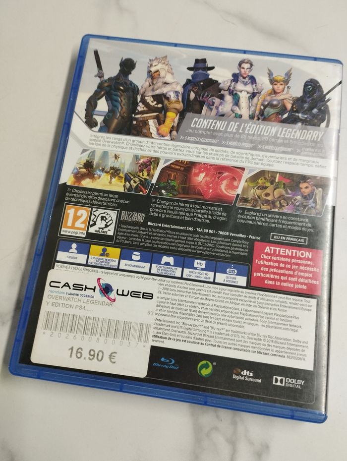Jeu ps4 overwatch - photo numéro 2