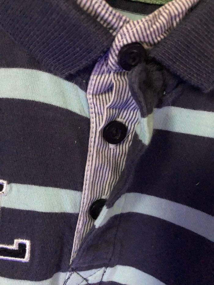 T-shirt polo chemise aviron 2 ans - photo numéro 5