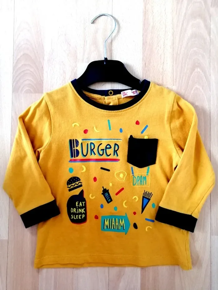 T-shirt manches longues DPAM 18 mois