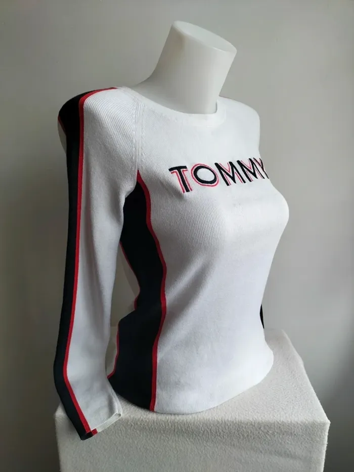 Pull Femmes 100% Coton - Tommy Hilfiger - Taille XS - photo numéro 3