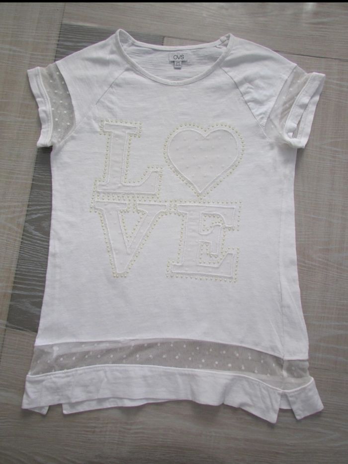 T-shirt Love 12/13 ans