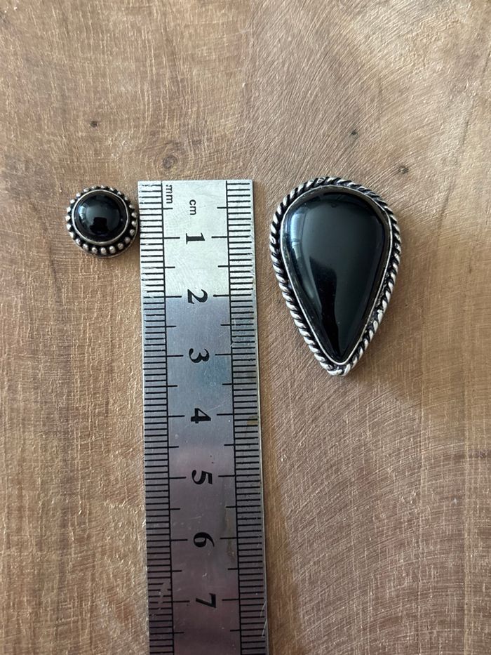 2 cabochon onyx - photo numéro 2