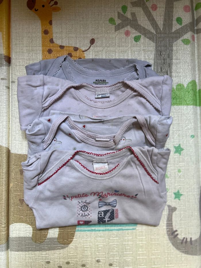 Lot de 4 bodies manches longues
