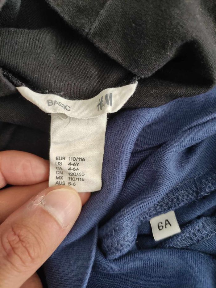 Lot de deux sous-pulls fille 6 ans bleu marine et noir - photo numéro 2
