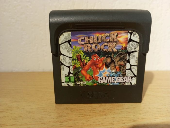 Jeu sega game gear chuck rock