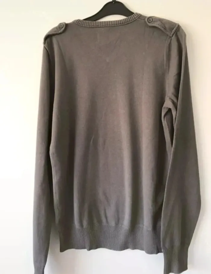Pull gris homme Jules taille L - photo numéro 3