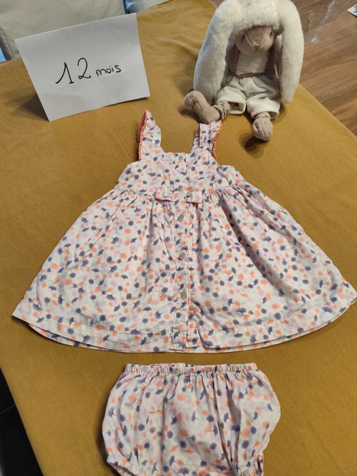 Robe avec bloomer 12 mois
