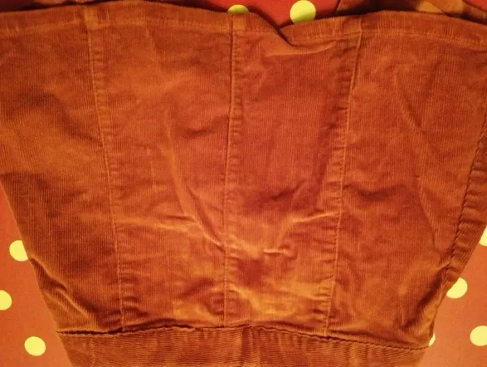 Jupe velours rouille 3-4 ans - photo numéro 3