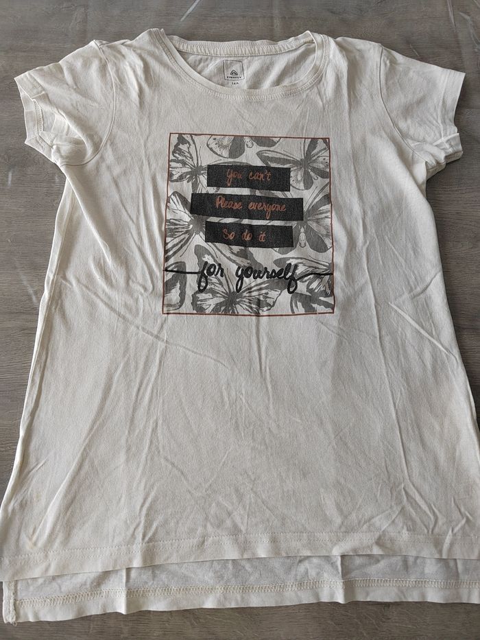 T-shirt manches courtes fille 14 ans