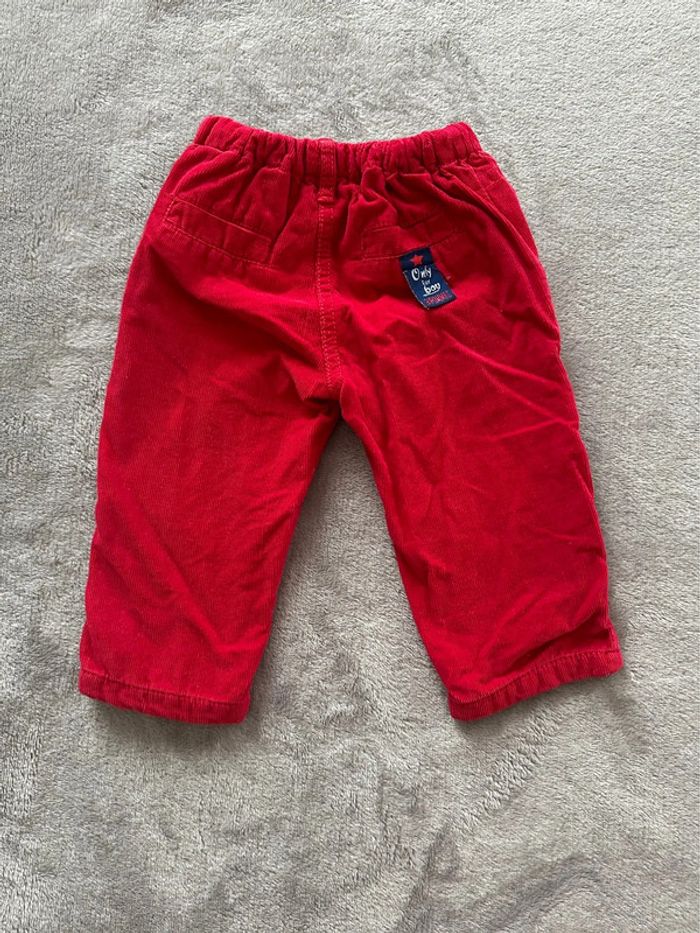 Pantalon doublé en velours côtelé - 6 mois - 3pommes - photo numéro 6