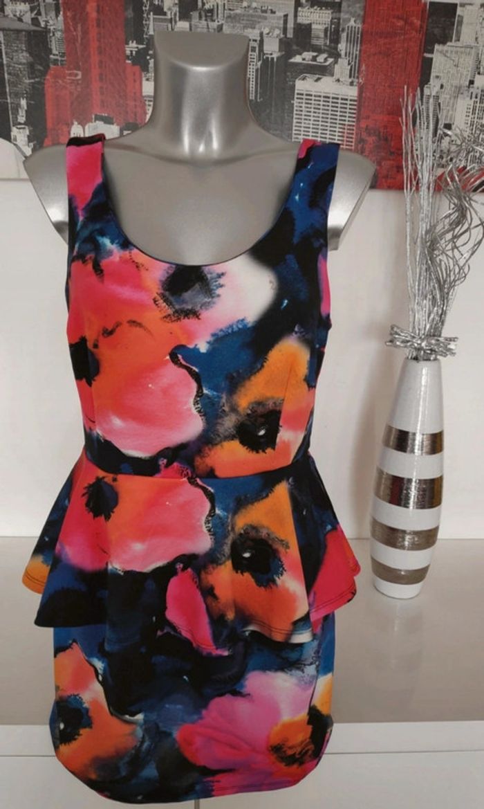 Robe sexy fleurie Taille L