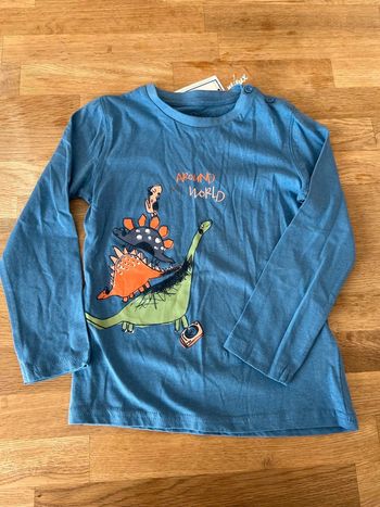 tee shirt manche longue dinosaure