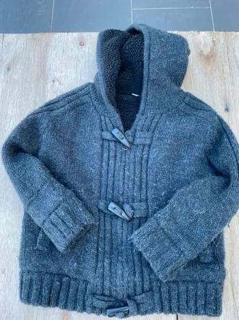 Gilet double gris 4 ans