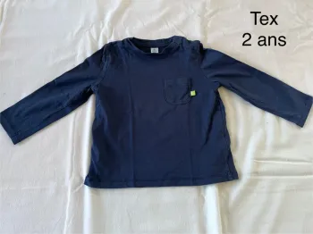 T-shirt manches longues 2 ans tex