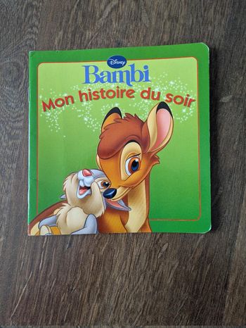 Livre mon histoire du soir Bambi Disney
