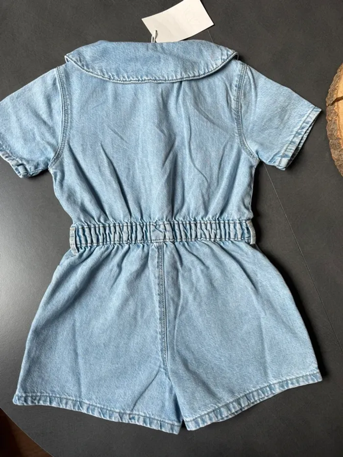 Combinaison en jean 104 cm Zara - photo numéro 2