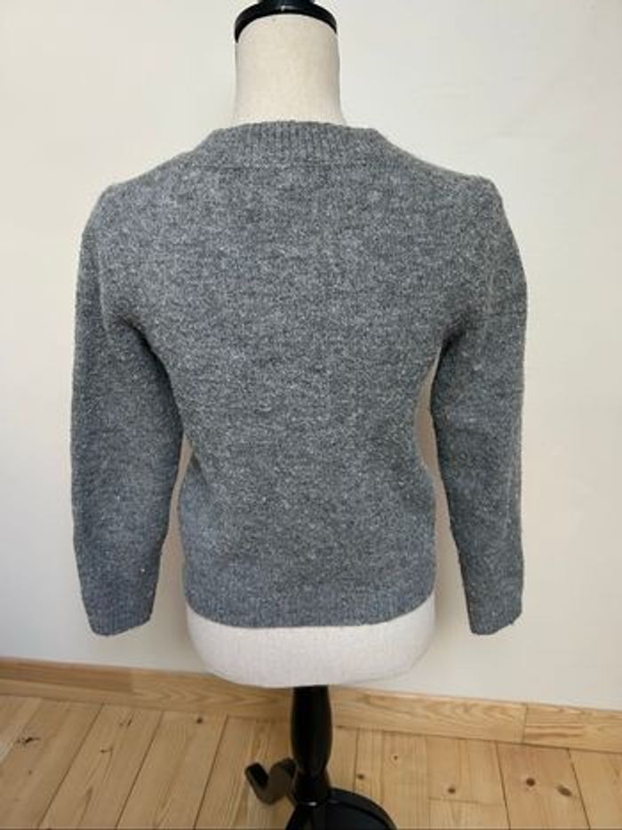 Pull d’hiver gris - taille XS - photo numéro 2