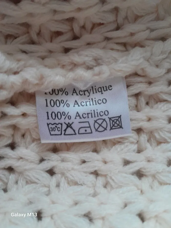 Pull d'hiver femme beige Chose Promise taille M - photo numéro 3