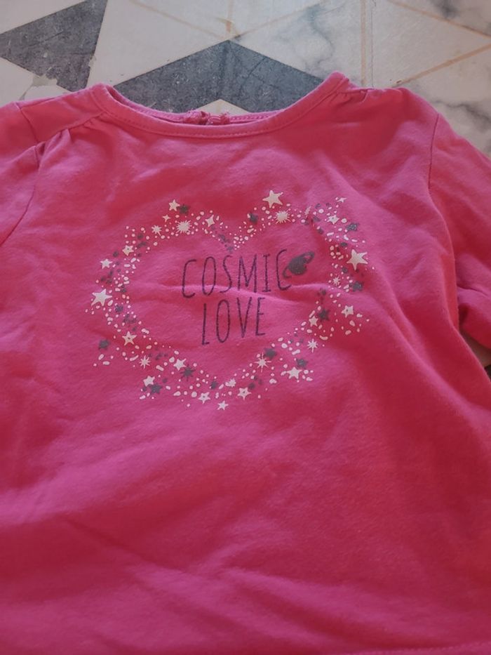 Haut manches longues fille 6 mois - photo numéro 2