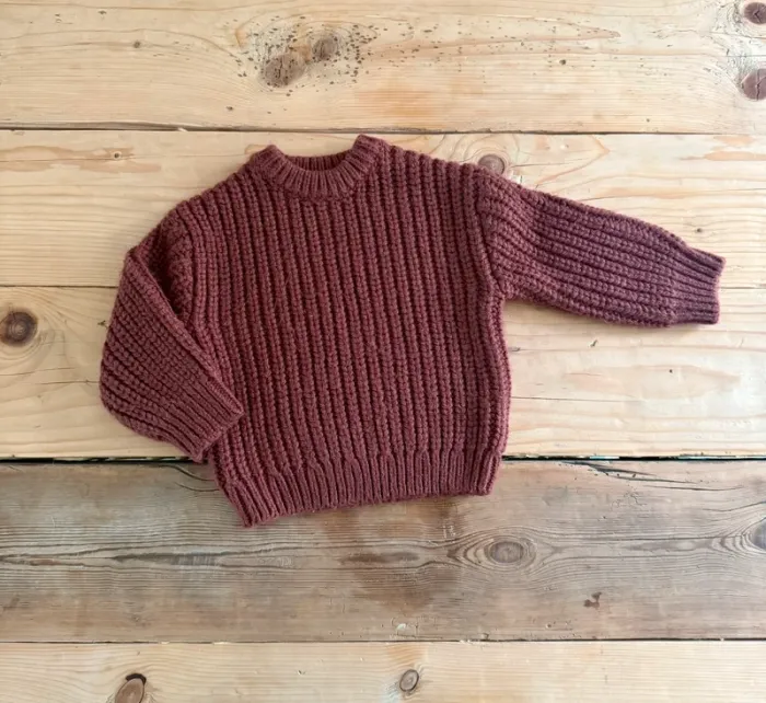 Pull marron Zara